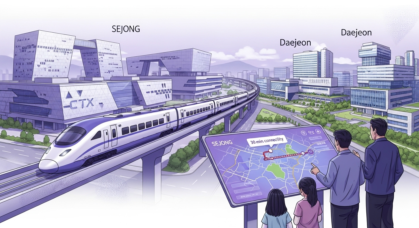 CTX 광역급행철도 민자적격성 통과, 30분 생활권 시대 개막