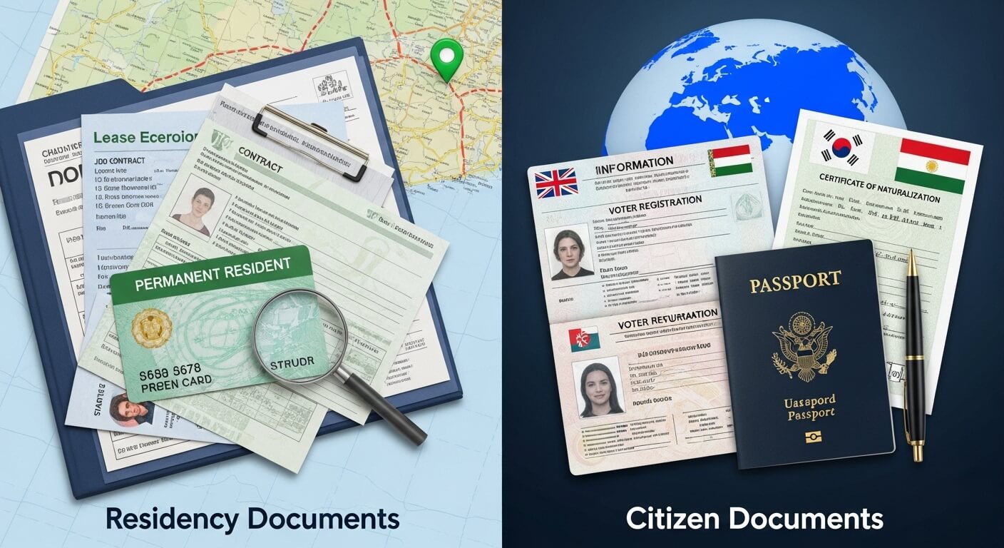 영주권과 시민권의 차이