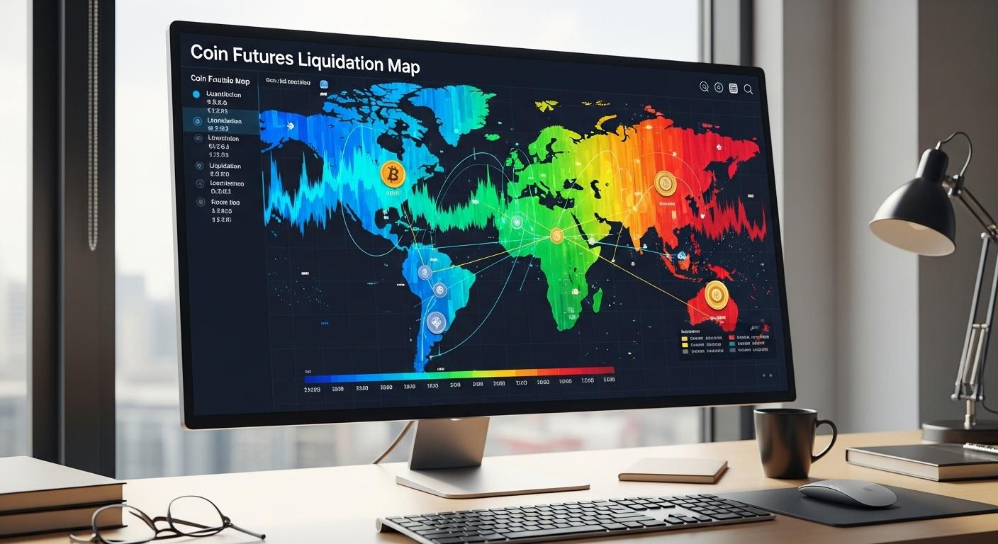 코인 선물 청산맵