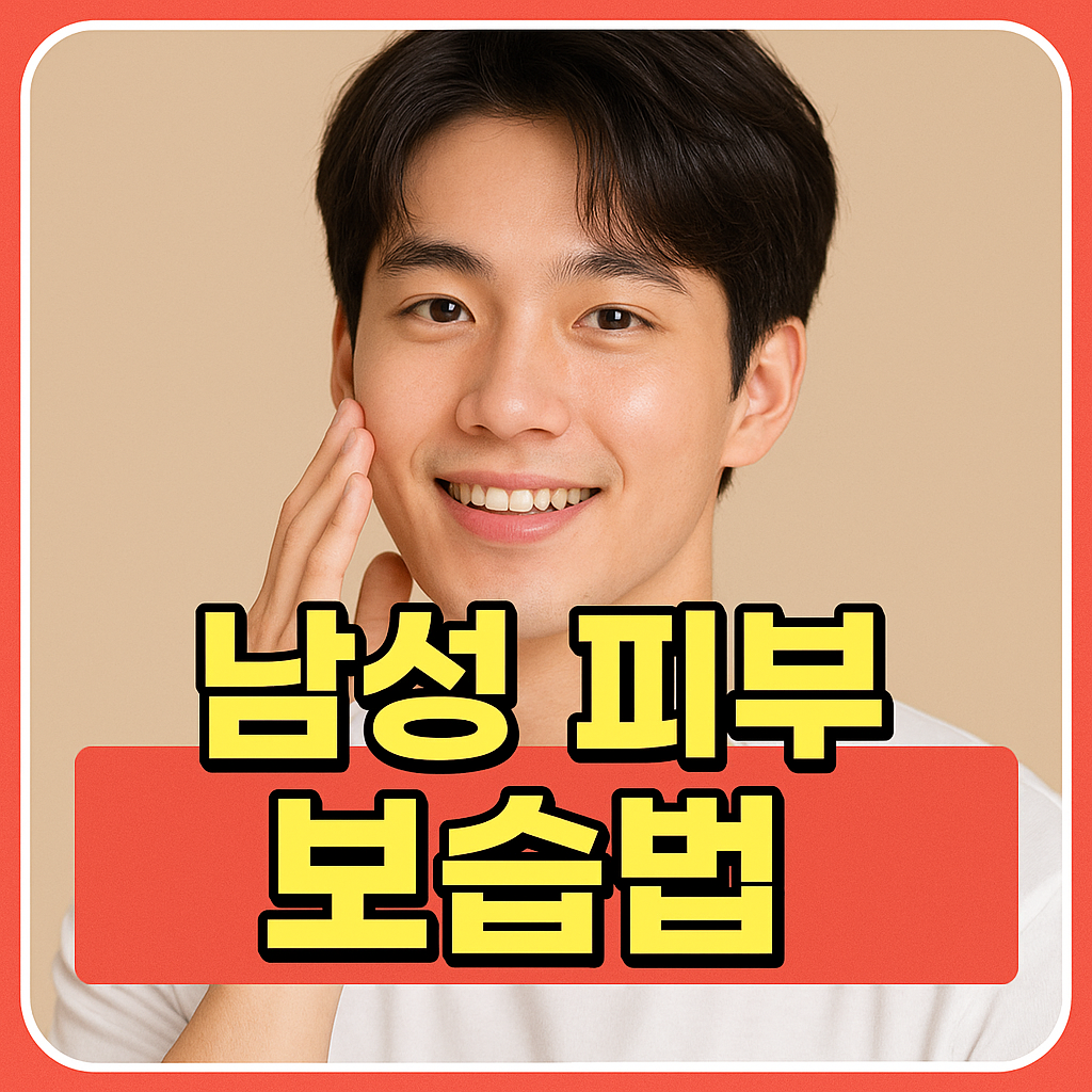 남성 피부 보습법