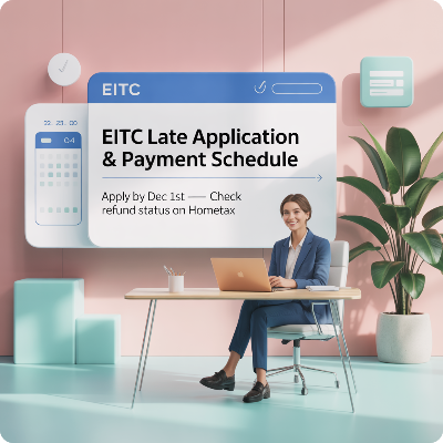 근로장려금 기한후 신청 지급일 이미지