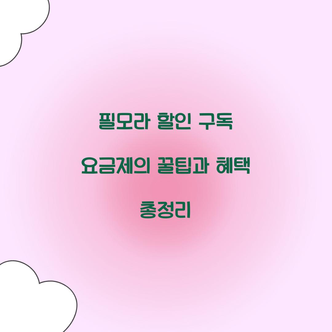 필모라 할인 구독 요금제
