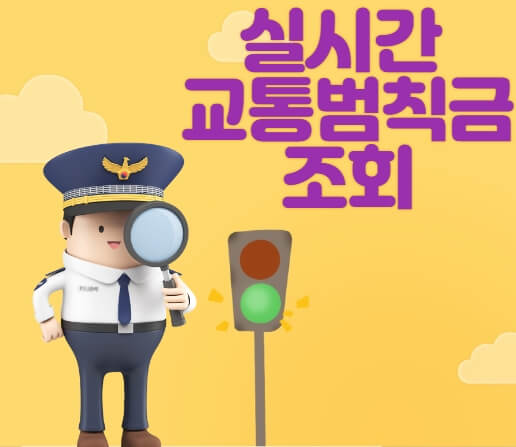 실시간 교통범칙금 조회