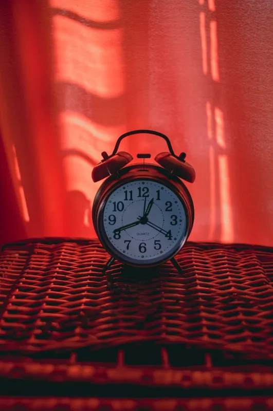 안전 경보 시계 사진