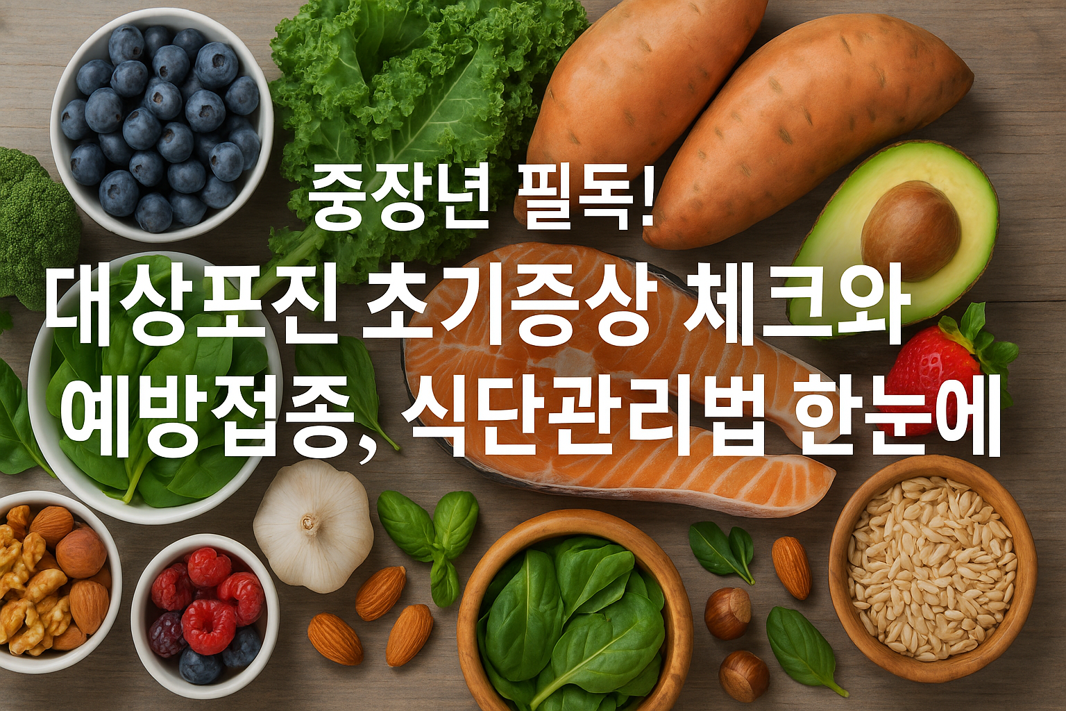 중장년 필독! 대상포진 초기증상 체크와 예방접종, 식단관리법까지 한눈에
