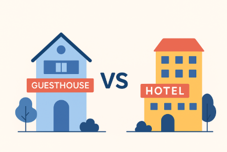 게스트하우스와 호텔 선택 가이드