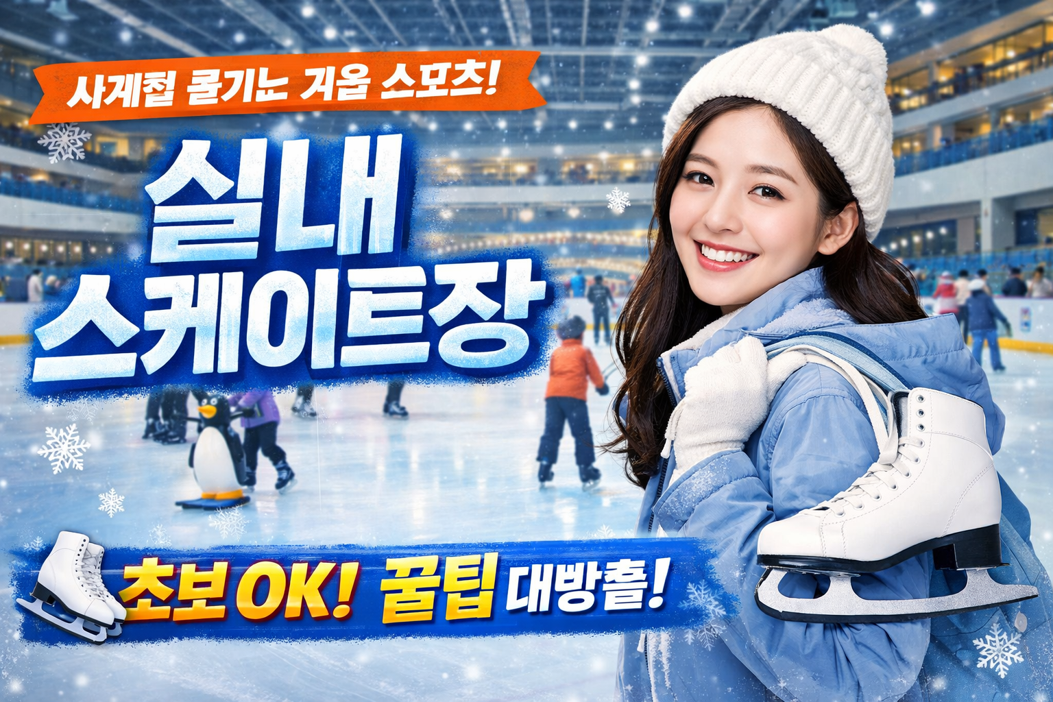 사계절 언제나 즐기는 실내 스케이트장 완벽 가이드