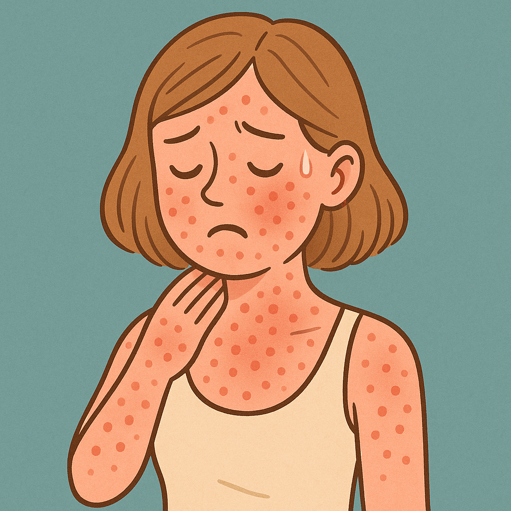 땀띠와 관련된 사진