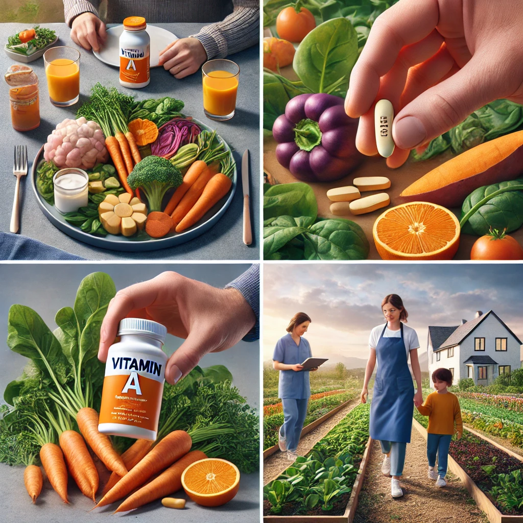 비타민 A 결핍 예방 및 개선 방법