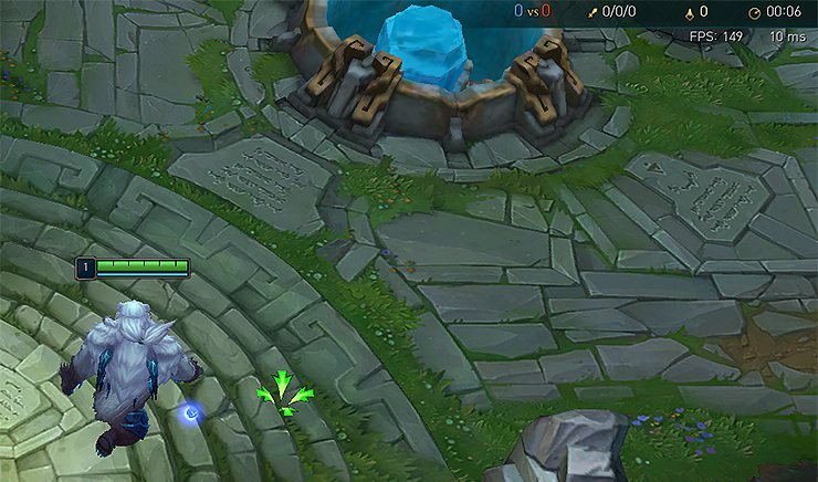 롤-연습모드-프레임-핑-확인하기