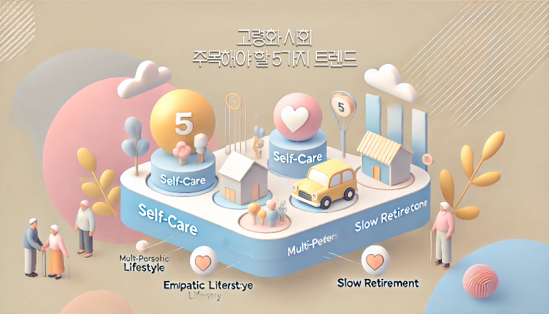 고령화 사회에서 주목해야 할 5가지 트렌드