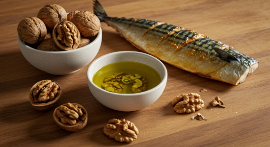 올리브유&amp;#44; 호두&amp;#44; 등푸른 생선