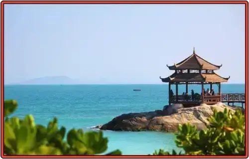 중국 하이난 싼야 오지주도 해변