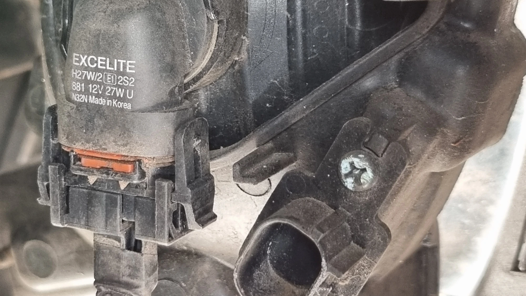 안개등 잭 연결 모습