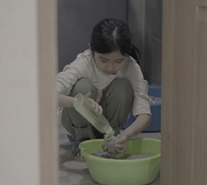 빨래 하는 연수