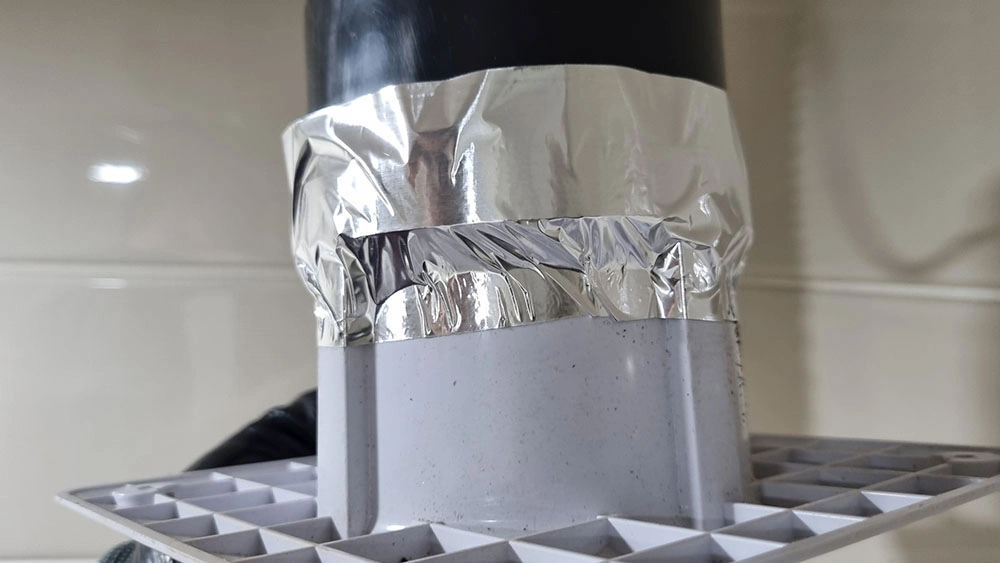 댐퍼 연결 모습