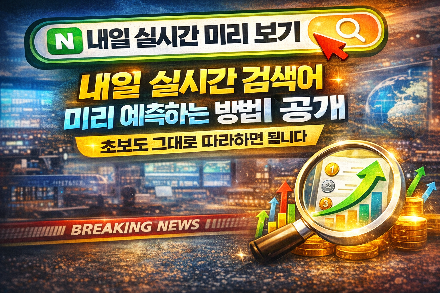 내일 실시간 검색어, 미리 예측하는 방법 공개｜