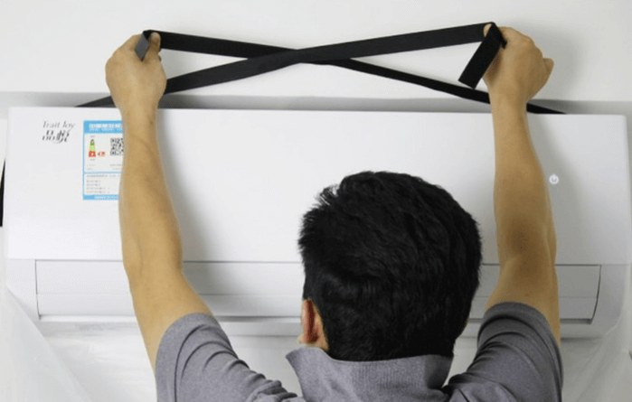 삼성 벽걸이 에어컨 셀프 청소 - 내부 청소, 에어컨 커버