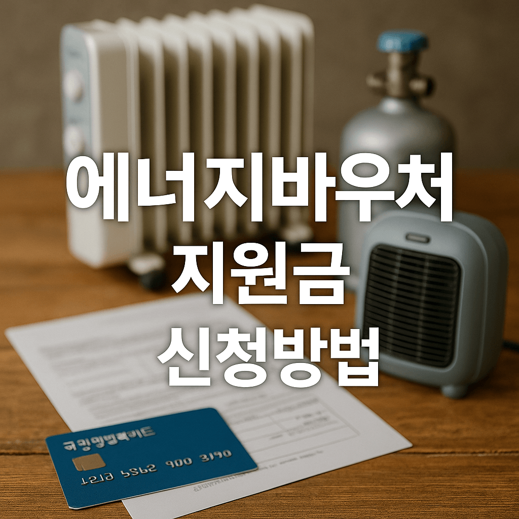 에너지바우처 지원금 신청방법