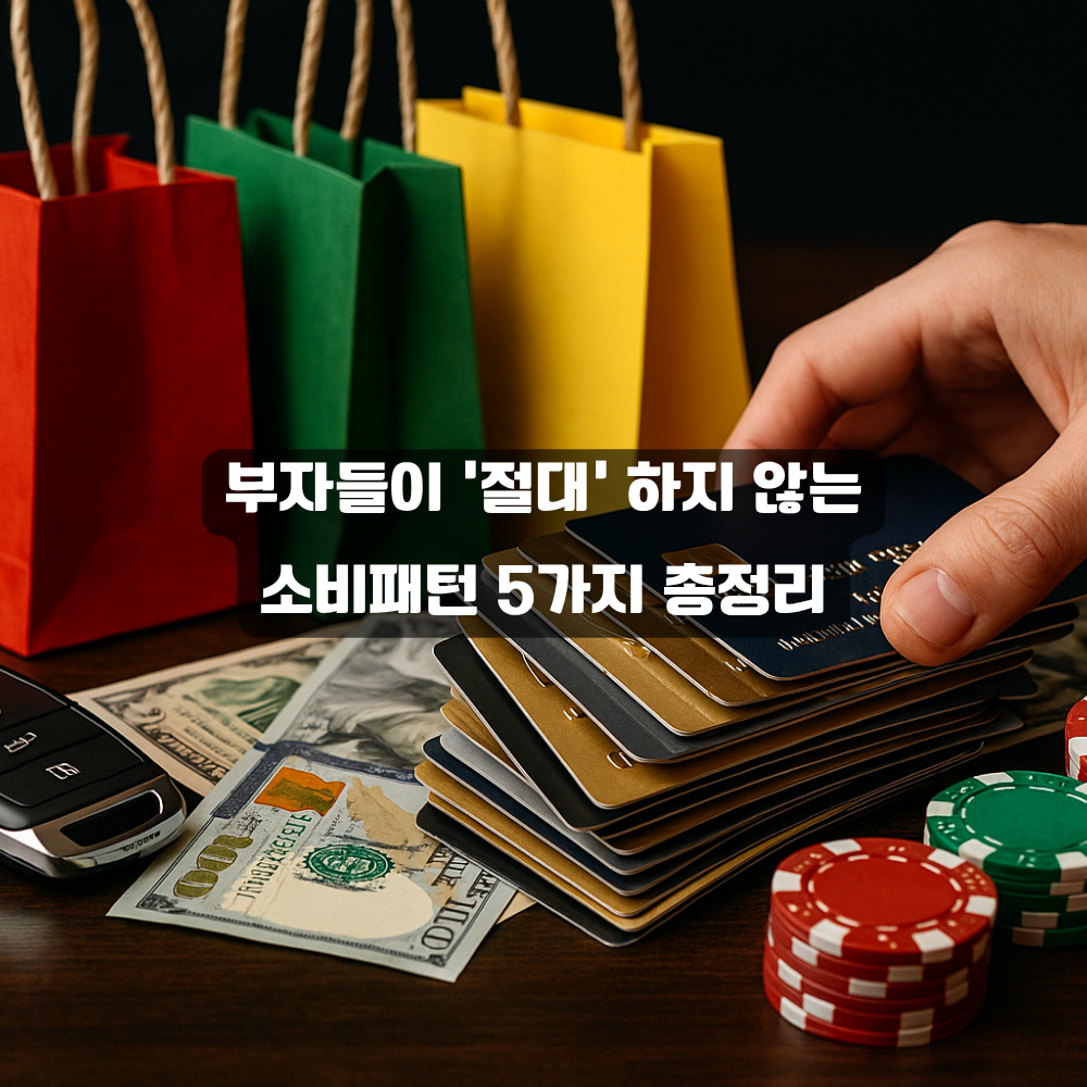 부자들의 소비패턴 5가지 총정리