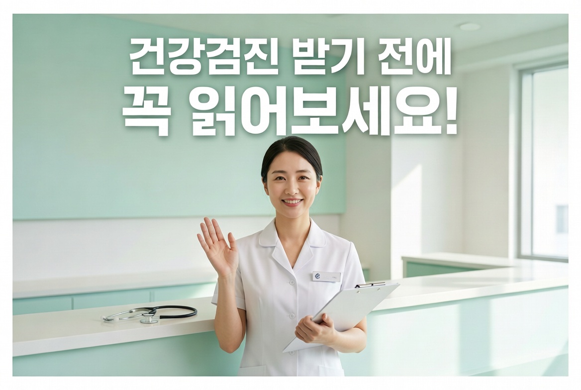 건강검진 받기 전에꼭 읽어보세요!