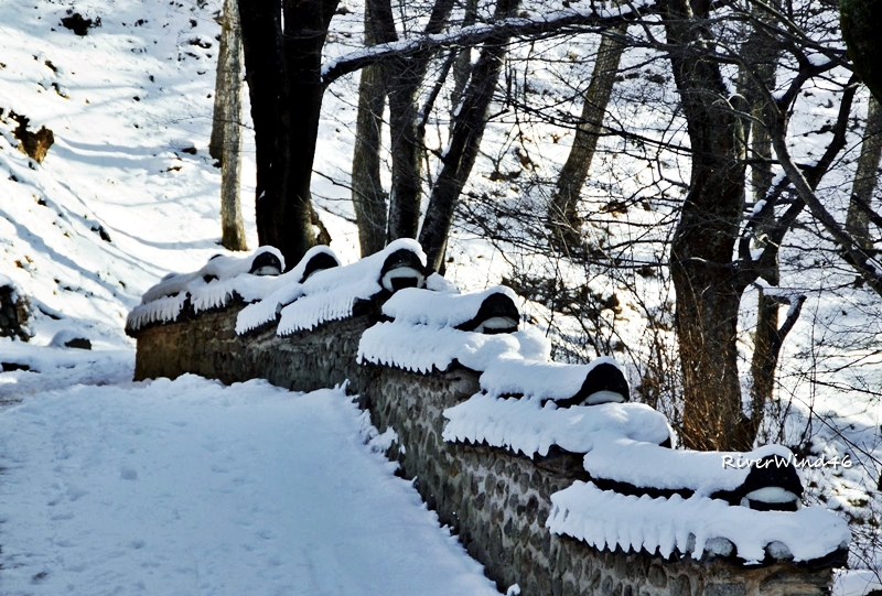 송광사 설경(松廣寺 雪景)