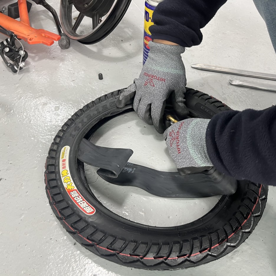 전기자전거 수리: 샤오미 HIMO V1 PLUS 히모 플러스-타이어 펑크 교체 AS, 수원 화성 동탄 광교 용인 안양 오산 안산 분당 군포