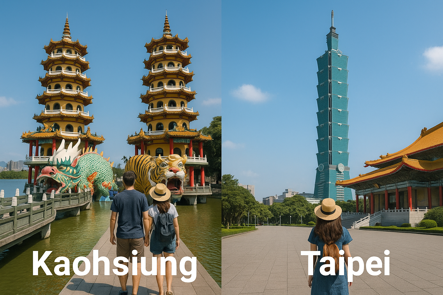 대만 가오슝 vs 타이베이 여행 비교(스타일, 여행비용, 명소)