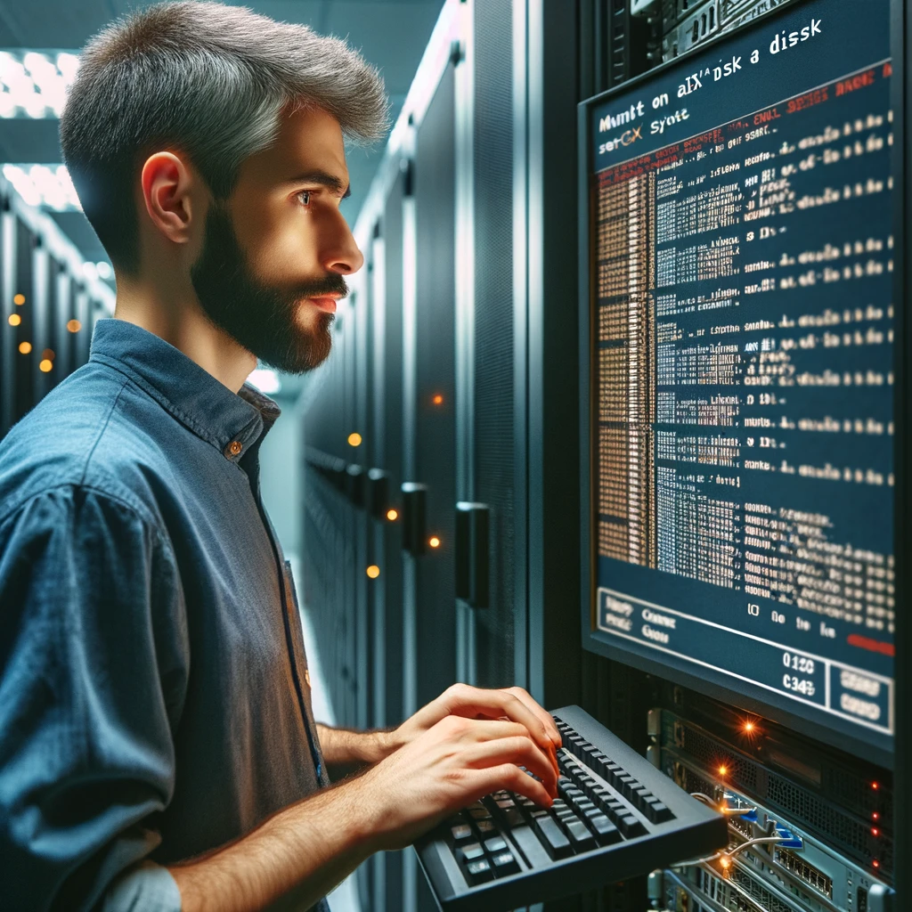 aix 디스크 추가