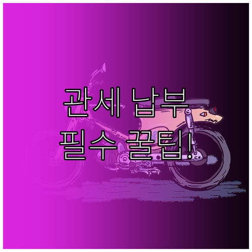 UNI-PASS 가상계좌 관세 납부 ..