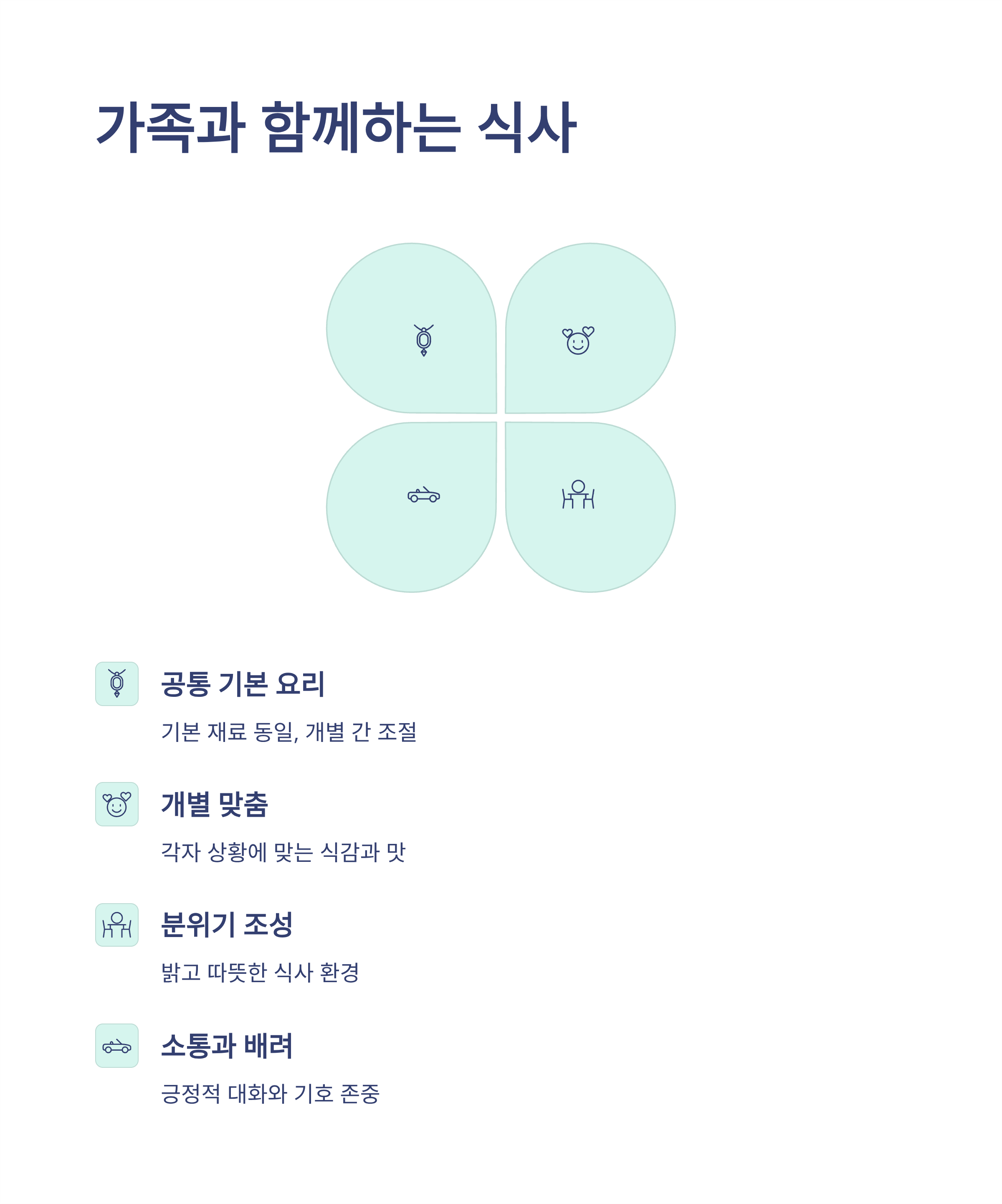 가족과 함께하는 건강한 제철식사