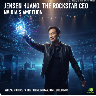 가죽 자켓을 입은 록스타 젠순황과 엔비디아의 야망 기술은 누구를 향하는가
