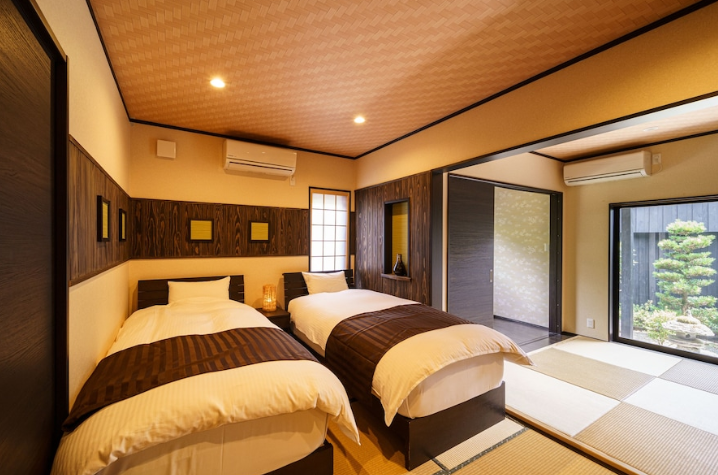 유후인 개인탕 료칸 추천 바이엔 가격 KB국민카드 31만원 할인