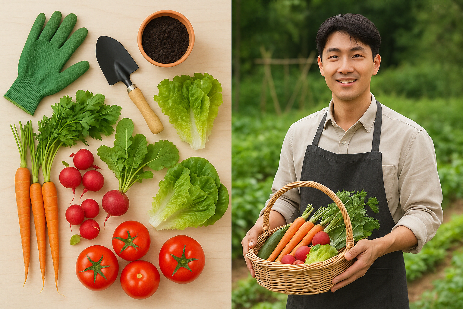 텃밭 작물 아이디어 모음