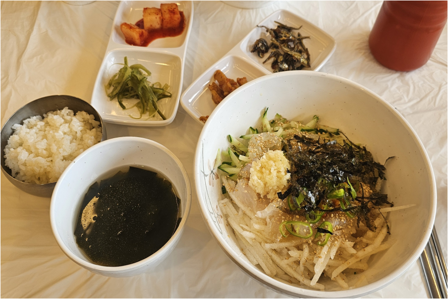 영일만회식당_광어물회 한상