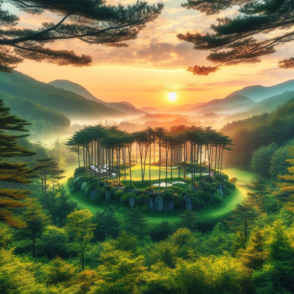 유명골프클럽 배경