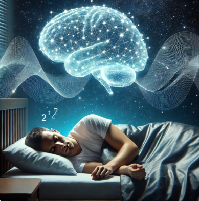 수면 중 뇌활동 이미지