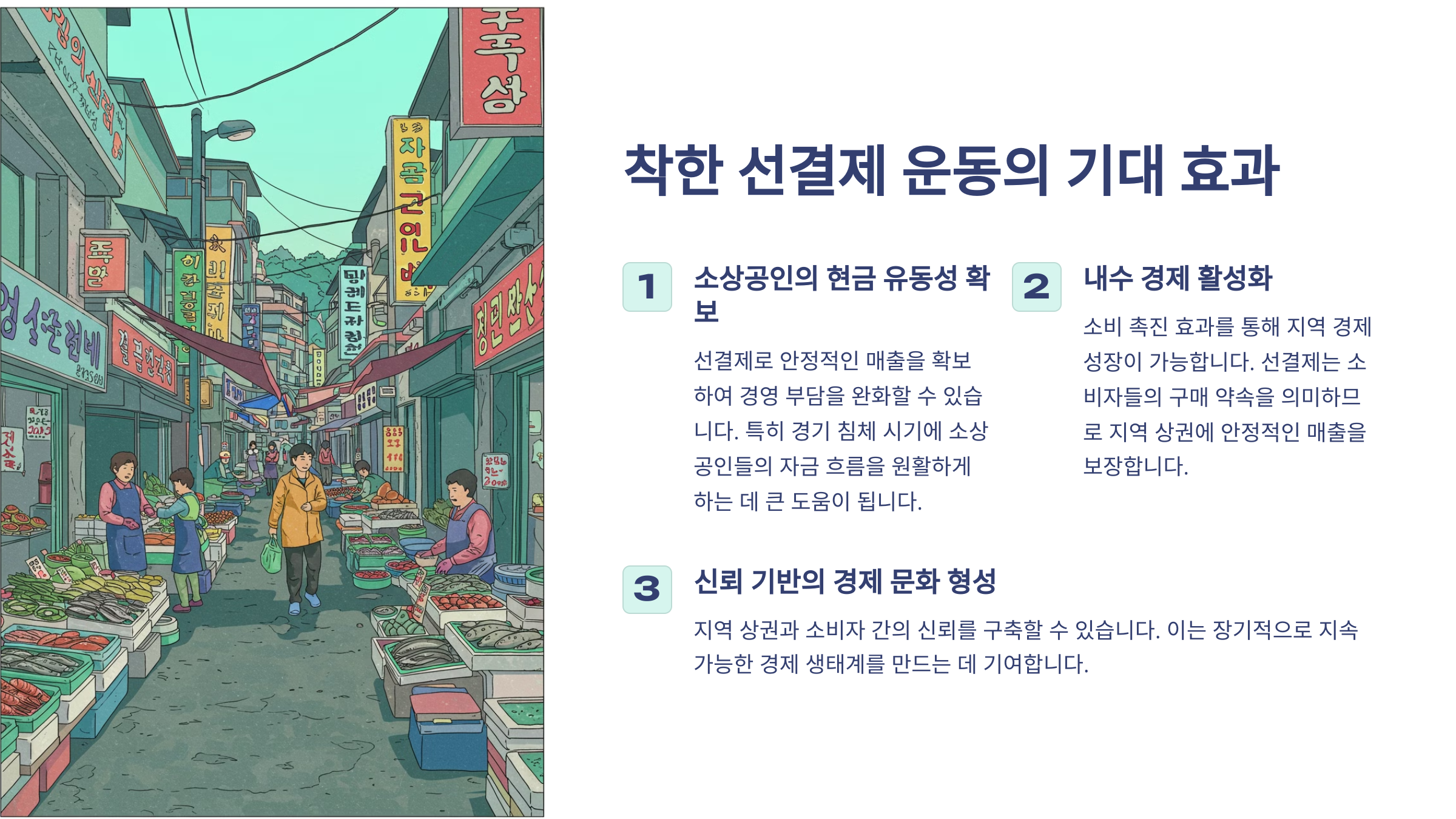 착한 선결제 운동의 기대 효과