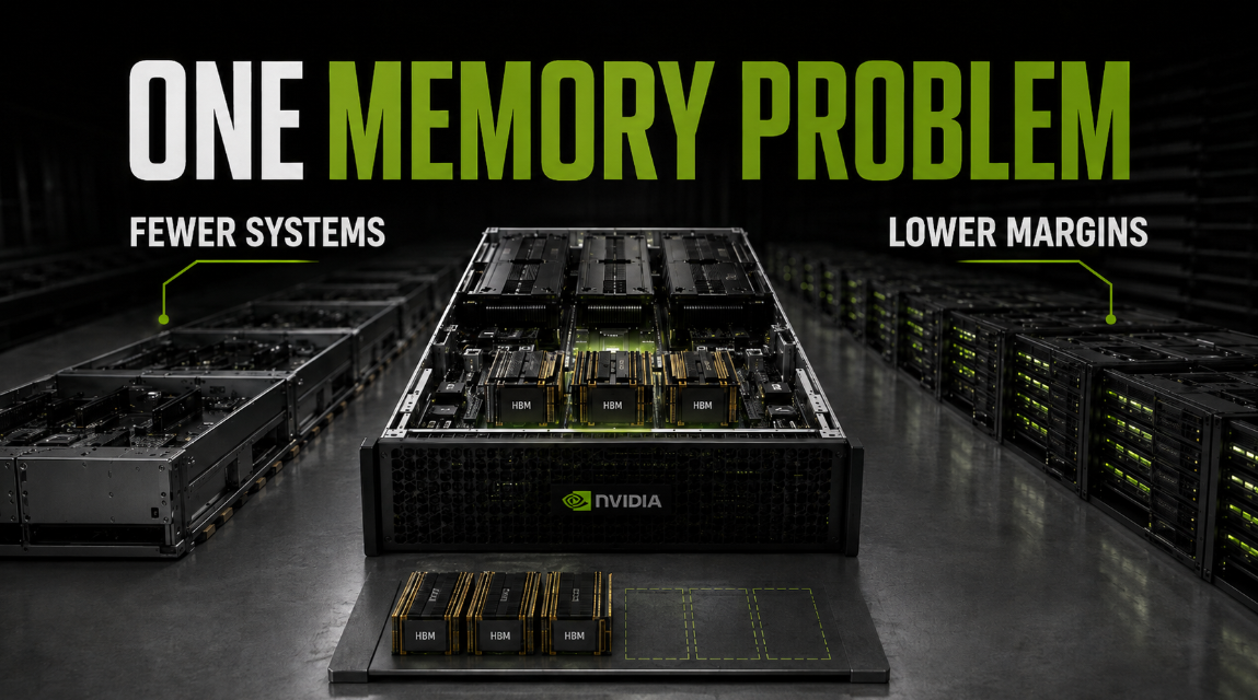 Four conditions that could weaken Nvidia’s memory bottleneck thesis: more supply, lower memory prices, successful price pass-through and weaker AI demand.