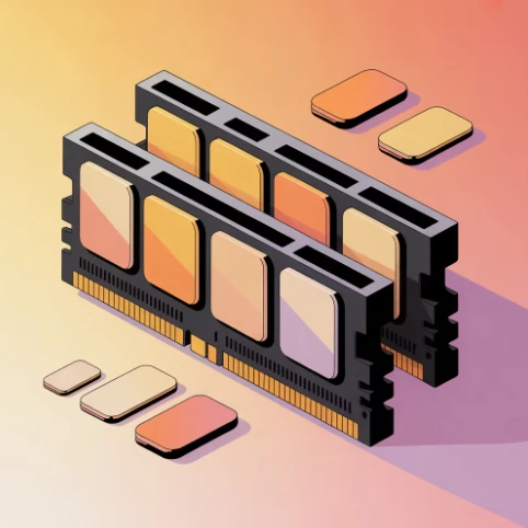 메모리 오버클럭 예시 일러스트