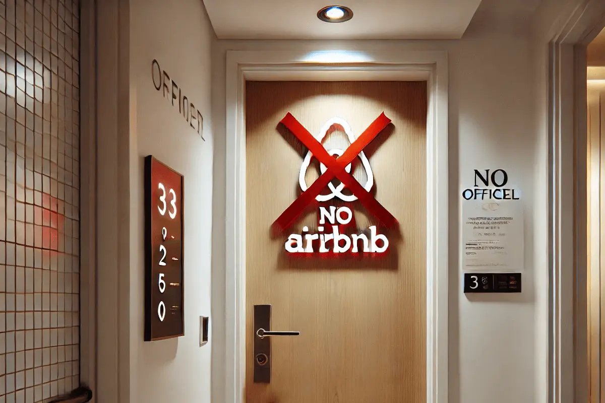 불법 에어비앤비 금지