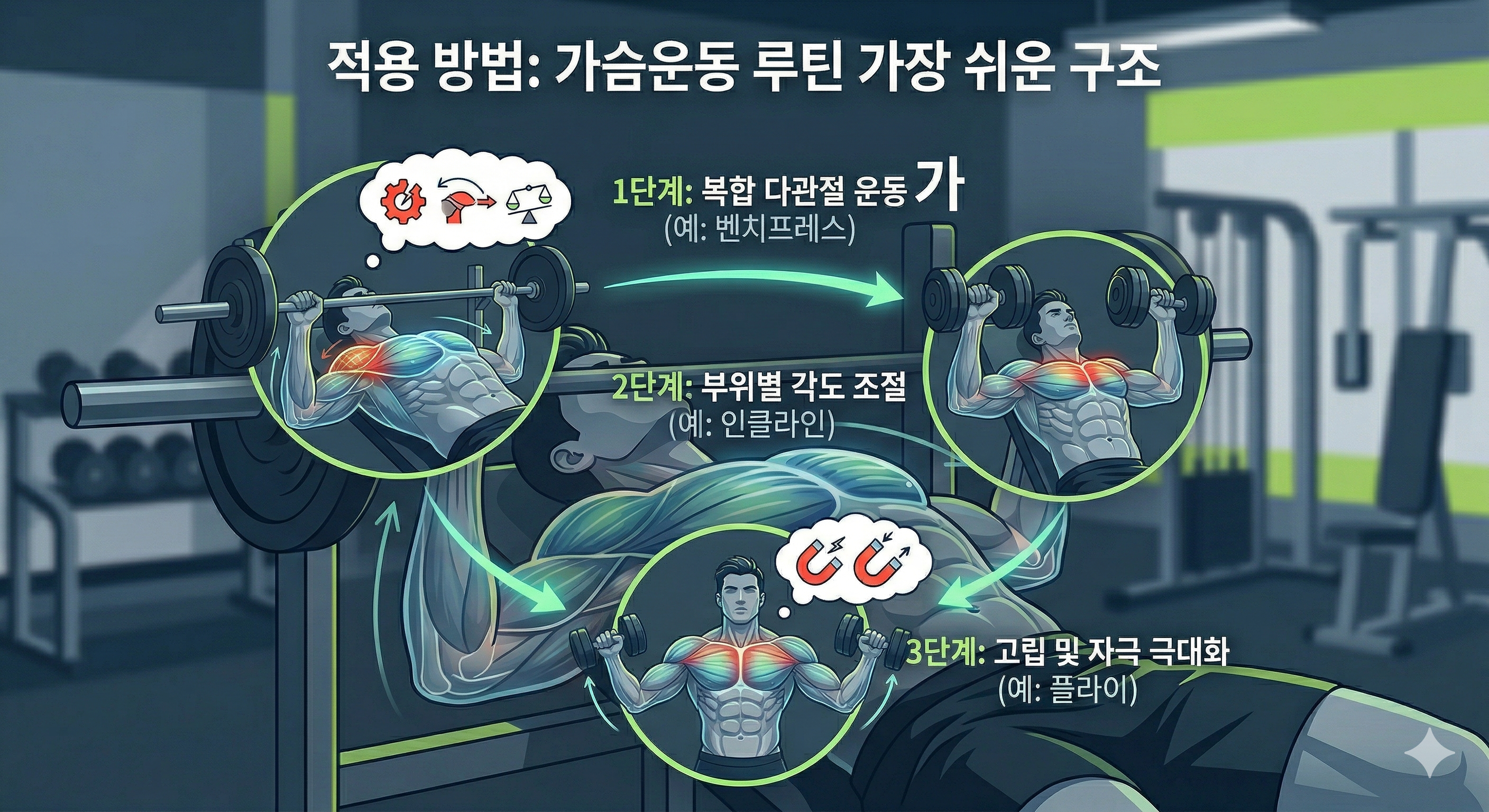 적용 방법: 가슴운동 루틴 가장 쉬운 구조