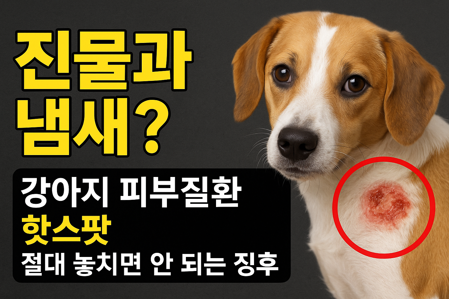강아지 피부질환 핫스팟