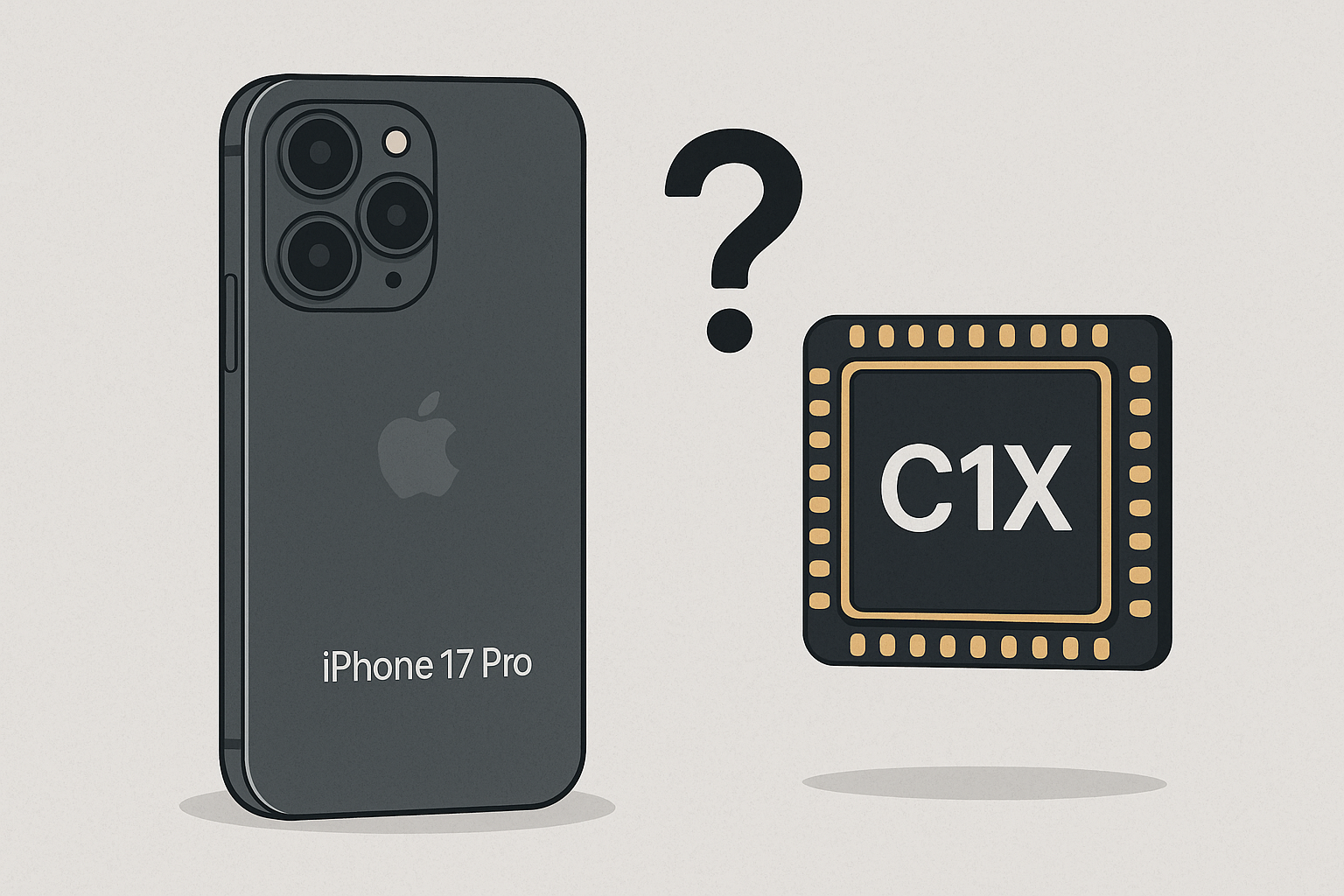 아이폰17 프로에서 C1X 모뎀칩이 빠진 이유는?