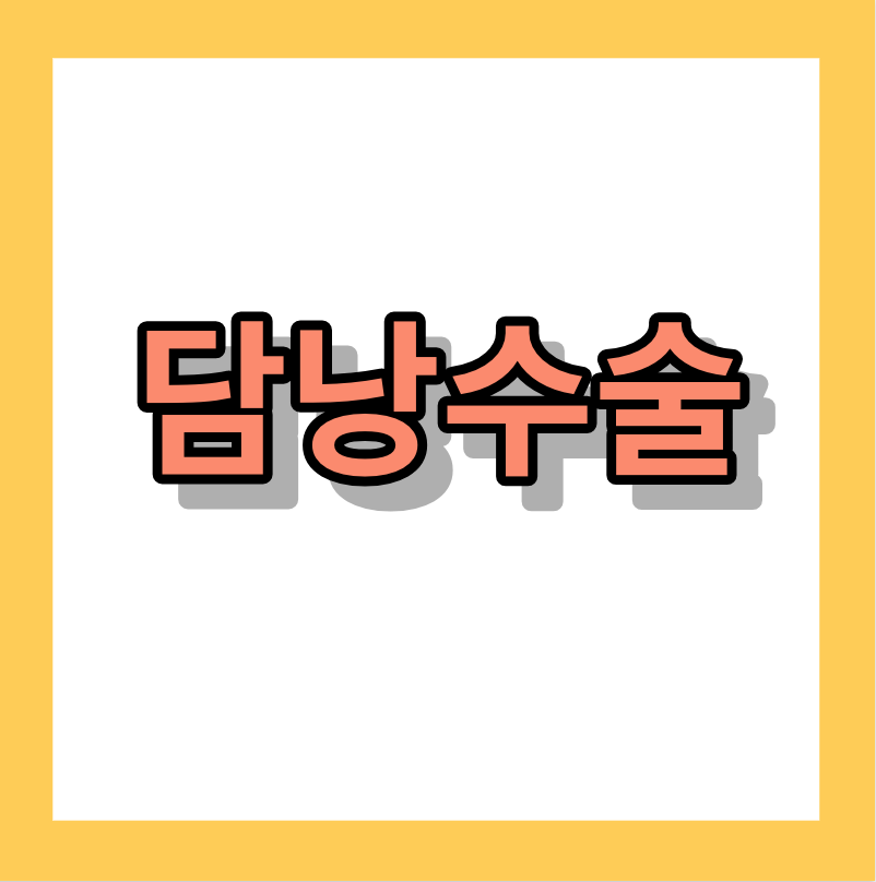 담낭수술 ㅣ 담낭염원인 ㅣ 담석증 ㅣ 담낭염치료 ㅣ 수술후케어