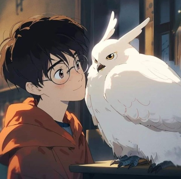 AI를 통해 그린 지브리풍 해리포터 그림(출처 : 다음카페)