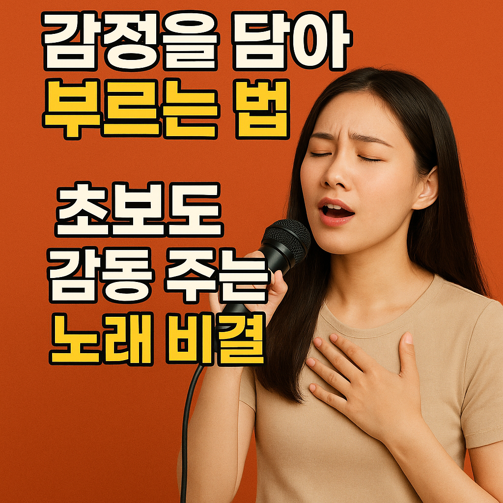 감정을 담아 부르는 법, 초보도 감동 주는 노래 비결 사진