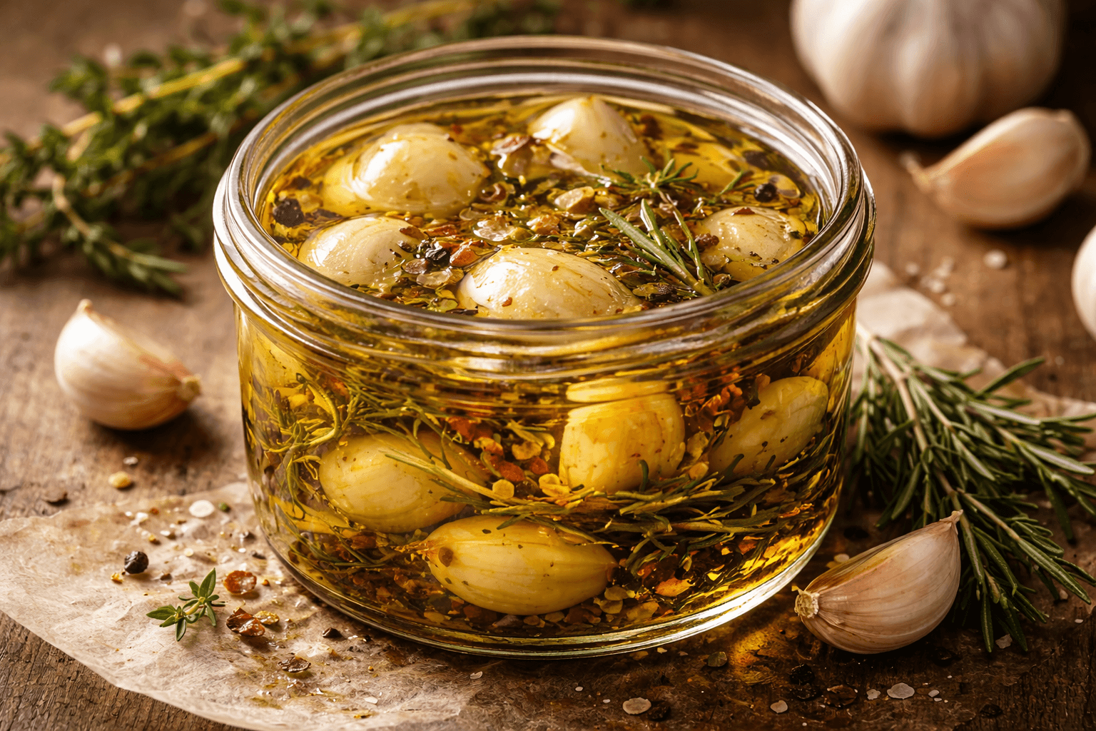 마늘 콩피와 풍미 중심 레시피