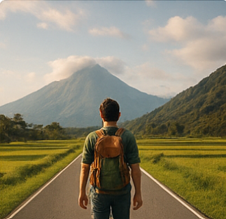 1인 여행자 관련 사진