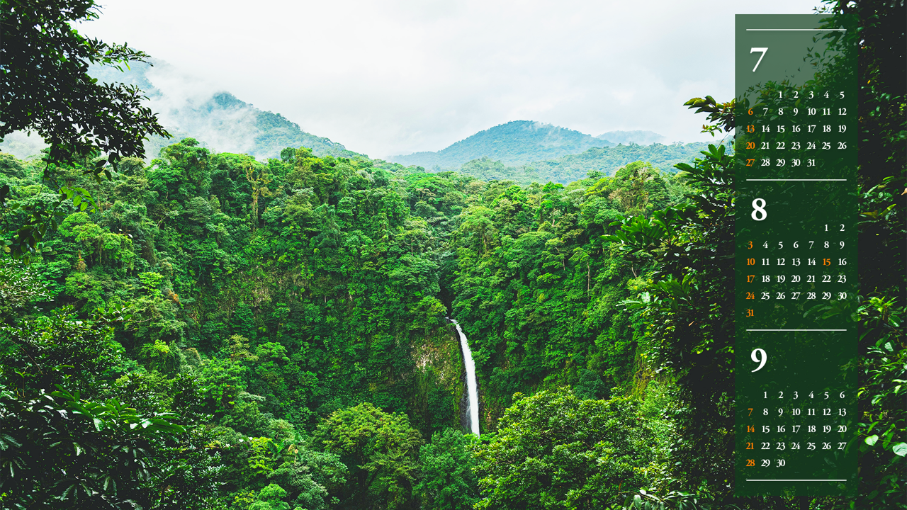 05 포르투나 폭포 B - 2025년8월 노트북배경화면